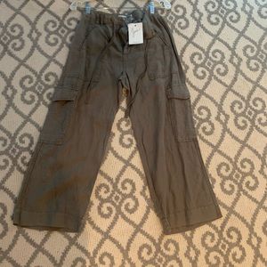 Joie linen crop pants